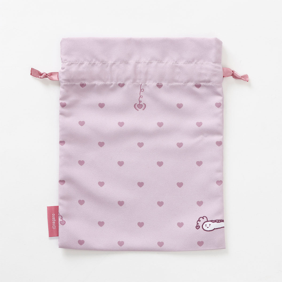 ちいかわ 巾着 ハートチョコレート ちいかわ ピンク