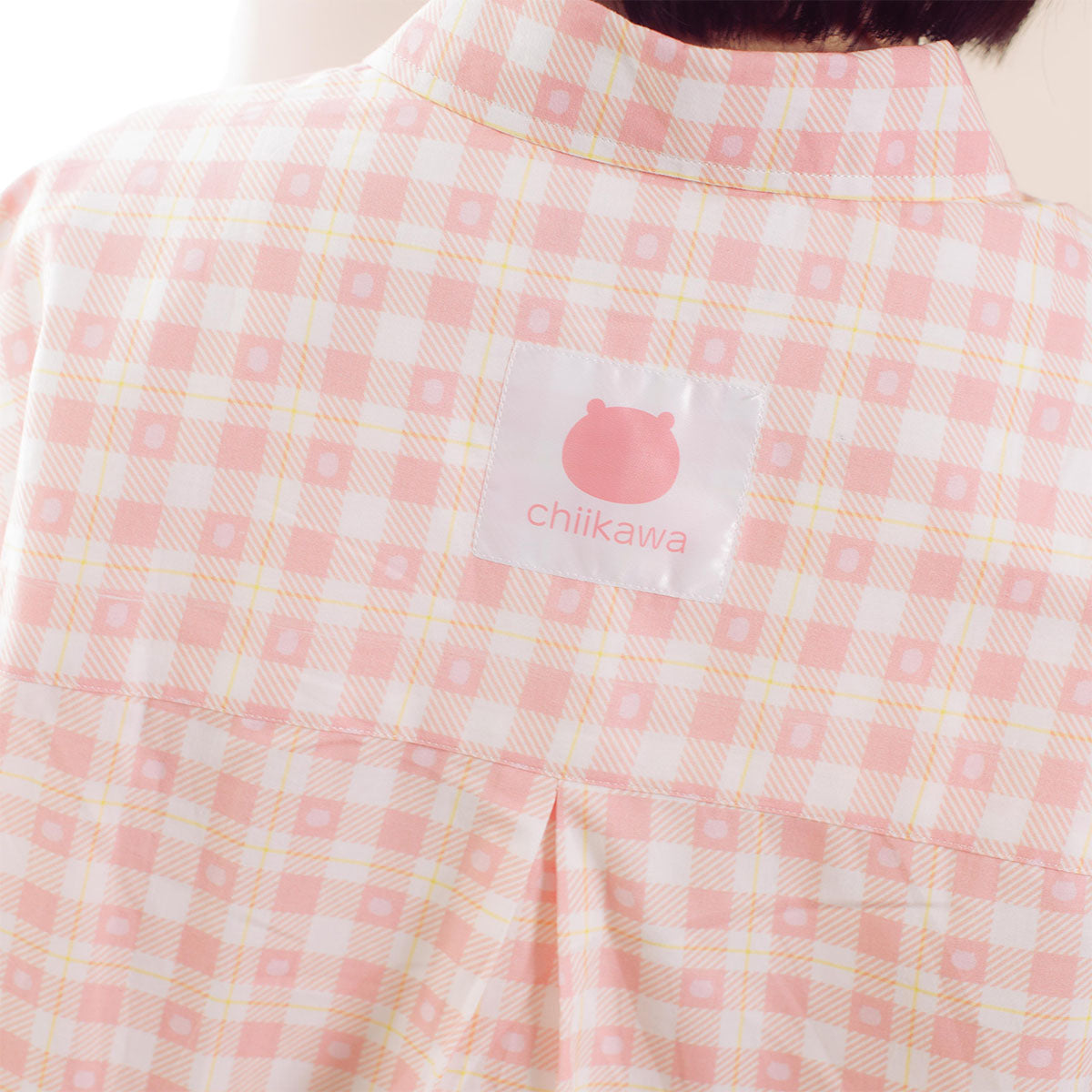 ちいかわ チェックシリーズ シャツ ちいかわ ピンク