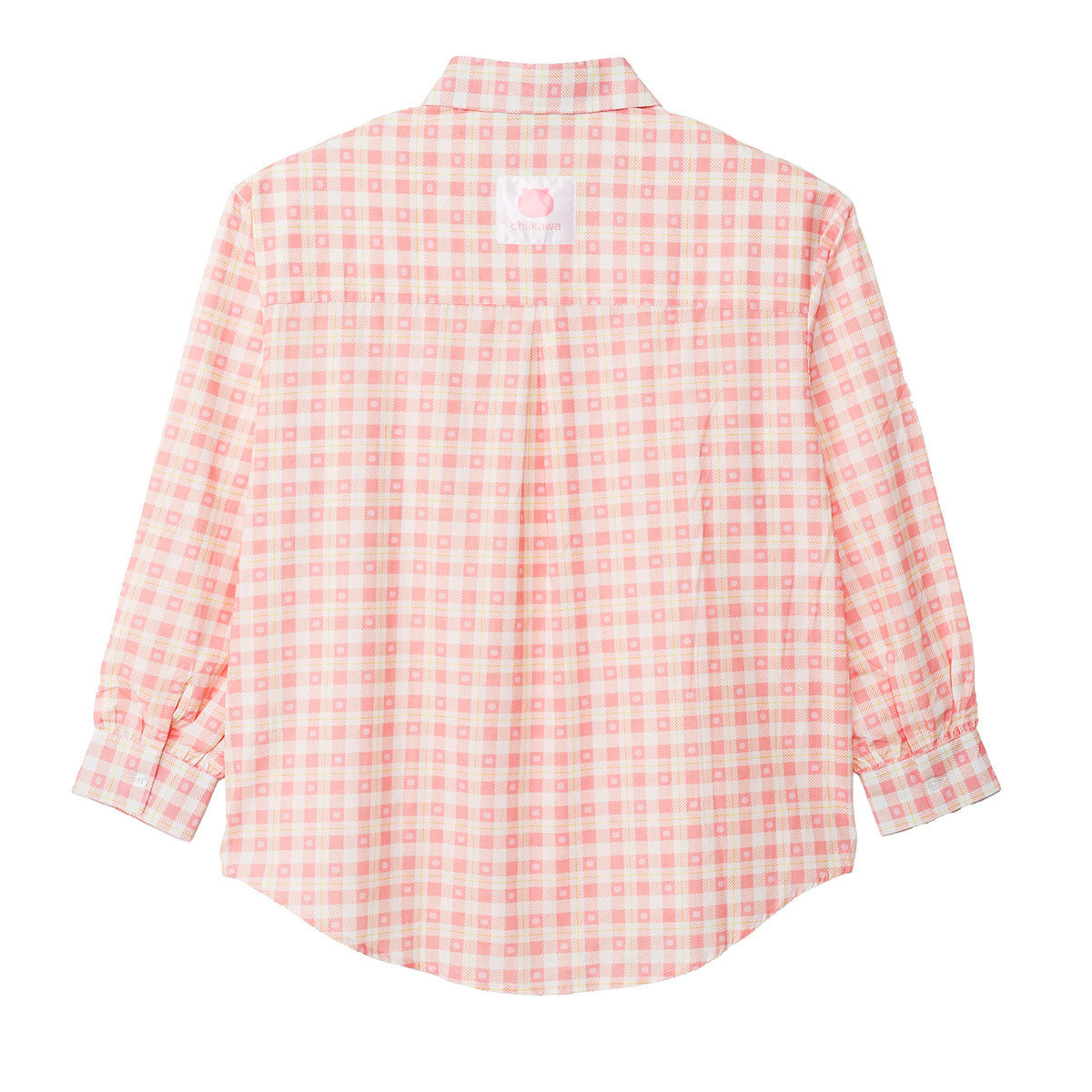 ちいかわ チェックシリーズ シャツ ちいかわ ピンク