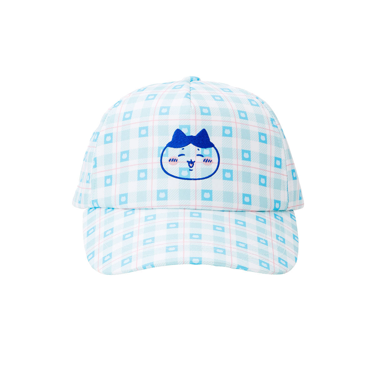 ちいかわ チェックシリーズ CAP ハチワレ ブルー