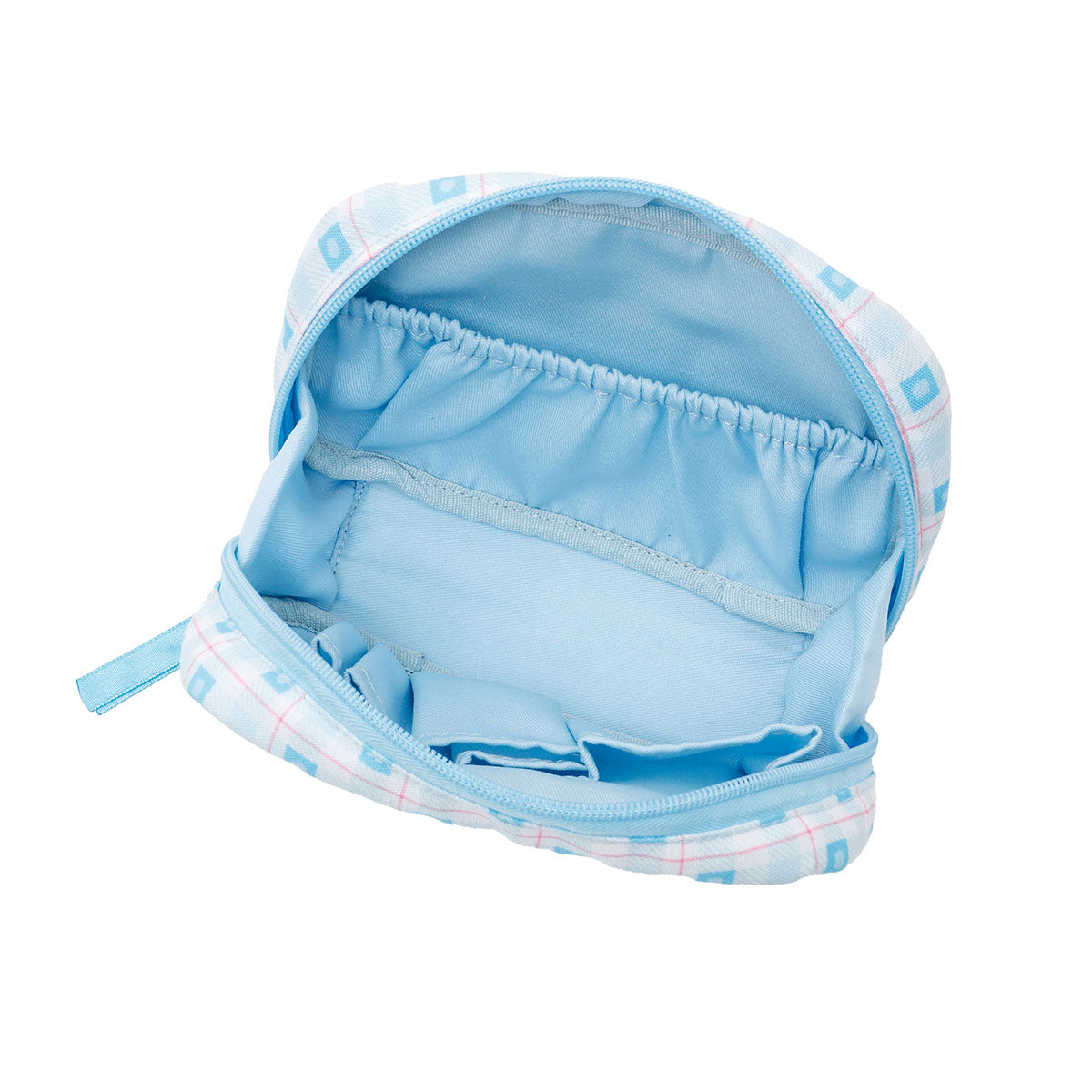 吉伊卡哇 格子系列小包 哈奇喵 蓝色