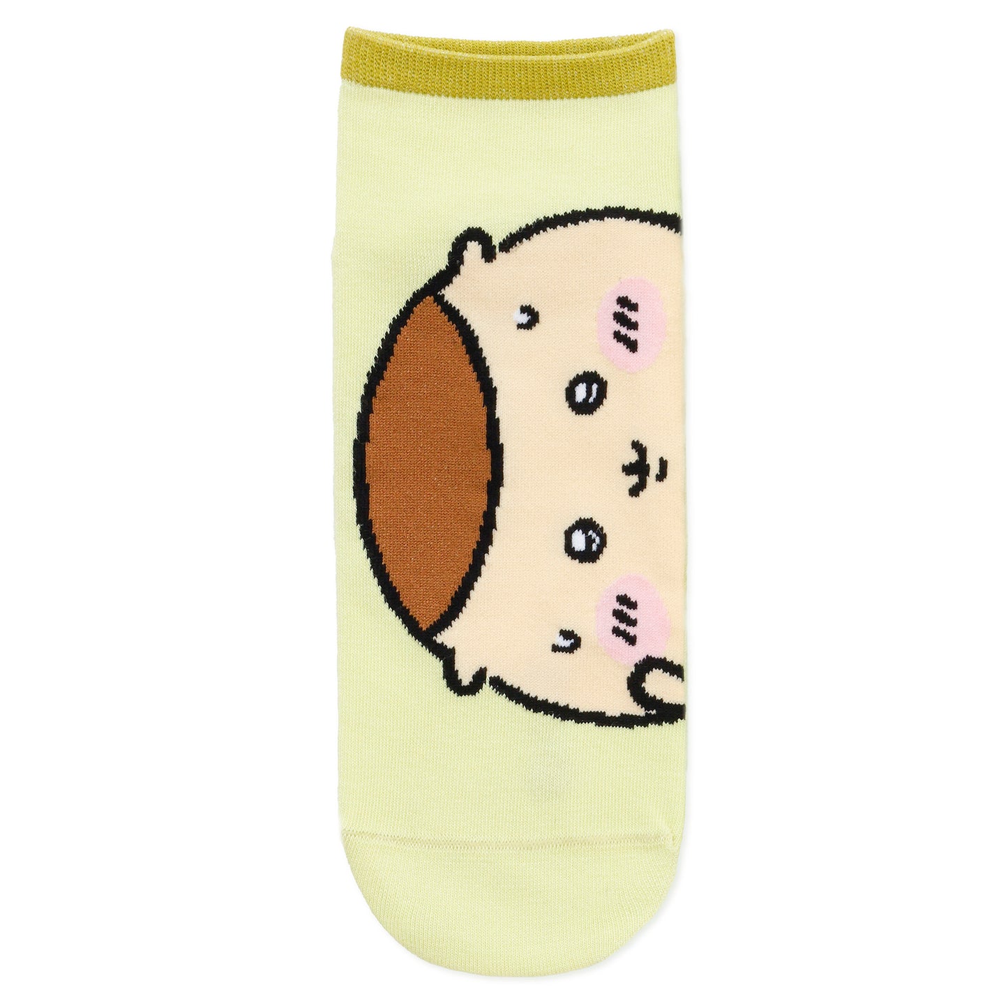 Chiikawa Crew Socks Kurimanju Close-Up Light Green