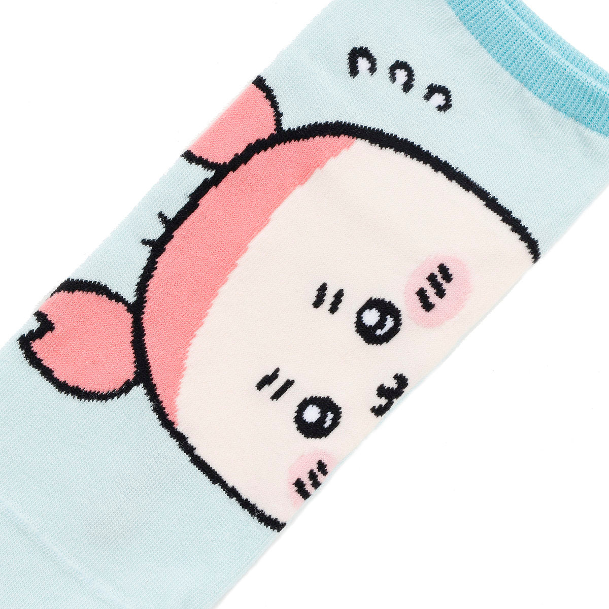 치이카와 크루 삭스 카니 클로즈업 페일 색스