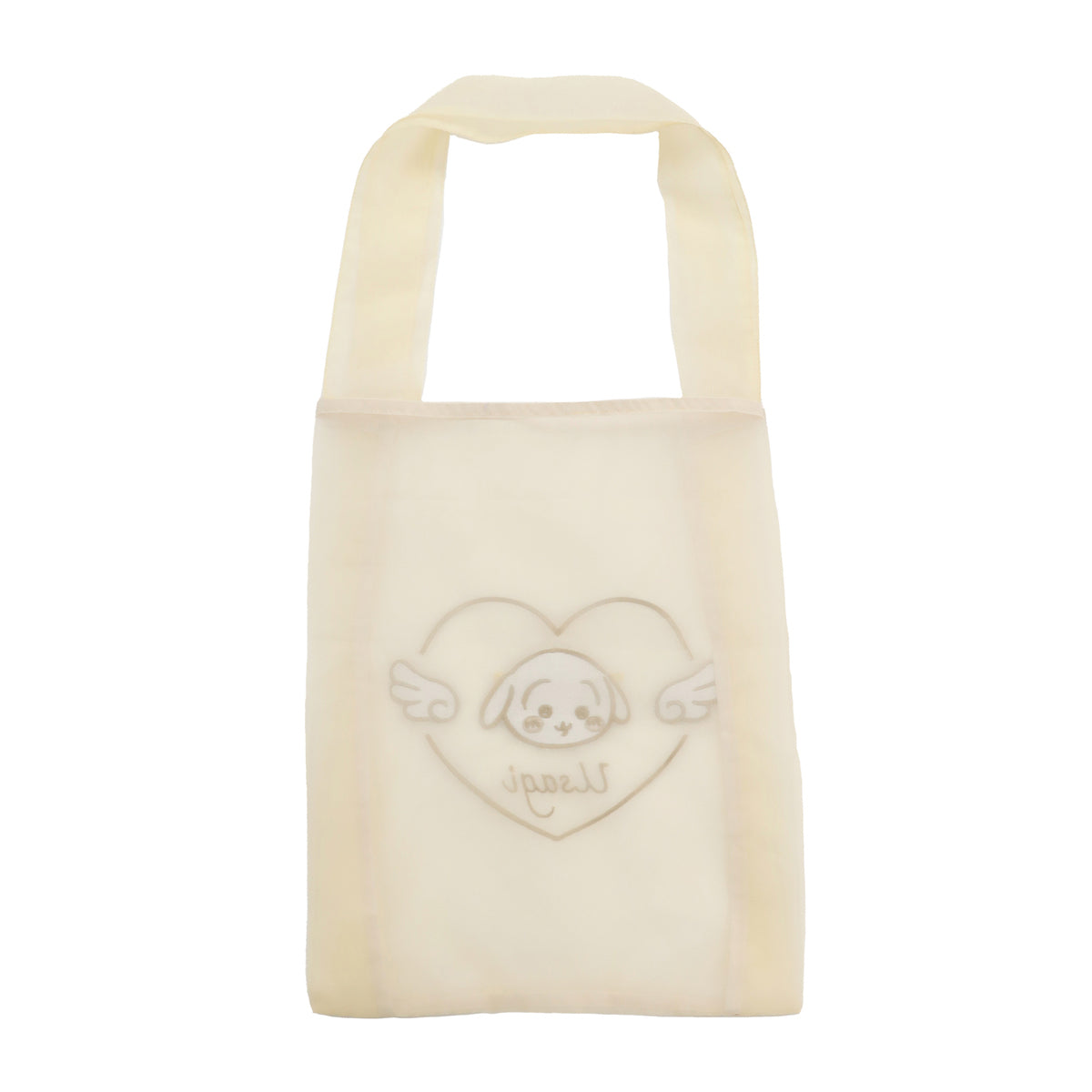 ちいかわ Go!HARAJUKU オーガンジーバッグ リボンリボン うさぎ イエロー