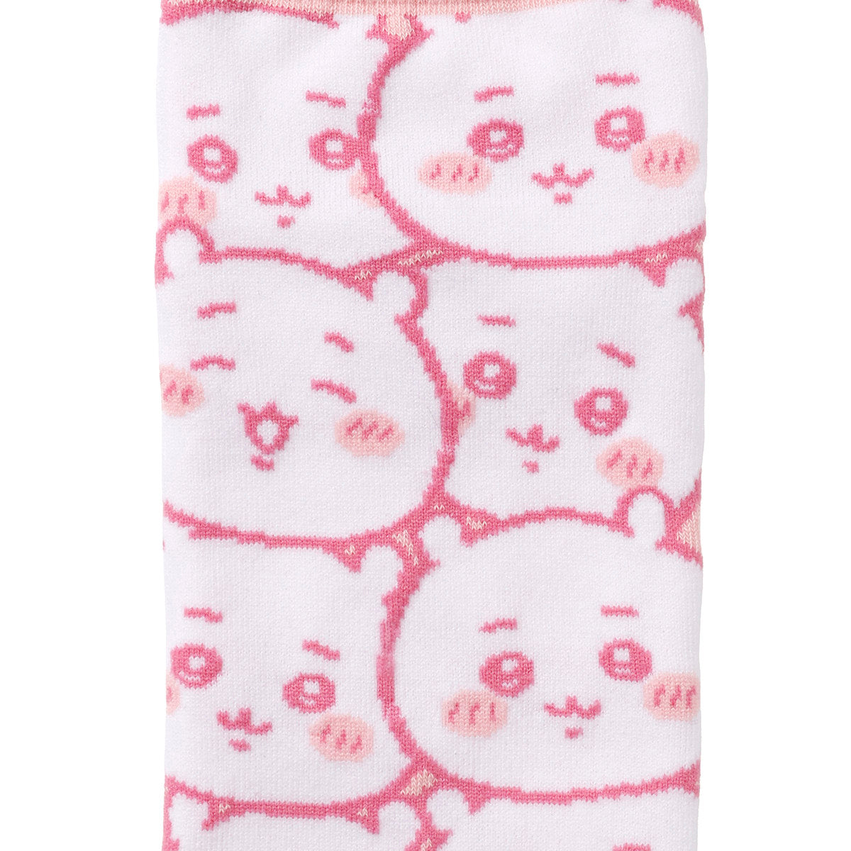 ちいかわ クルーソックス ちいかわいっぱい ピンク