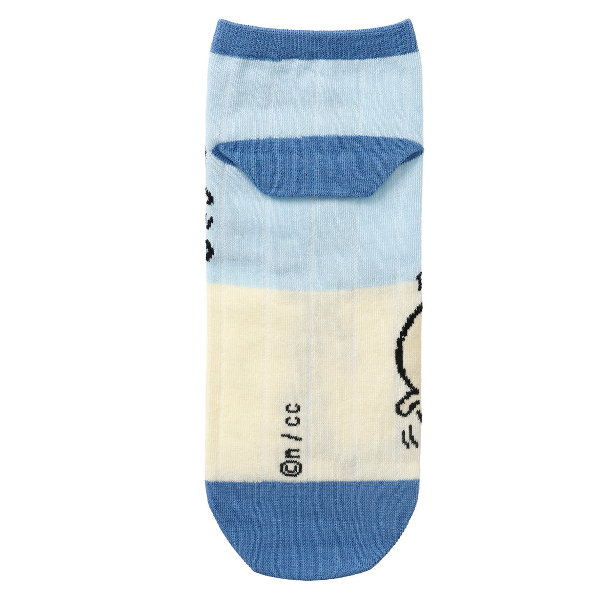 吉伊卡哇 中筒袜 哈奇喵和乌萨奇 青色
