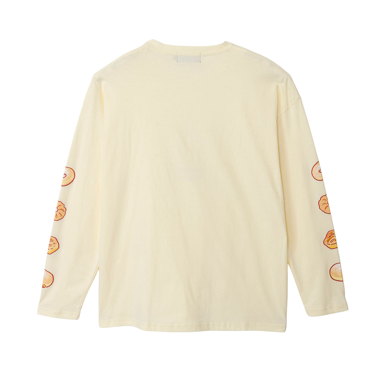 Chiikawa Long Sleeve T-Shirt Donut Yellow Beige