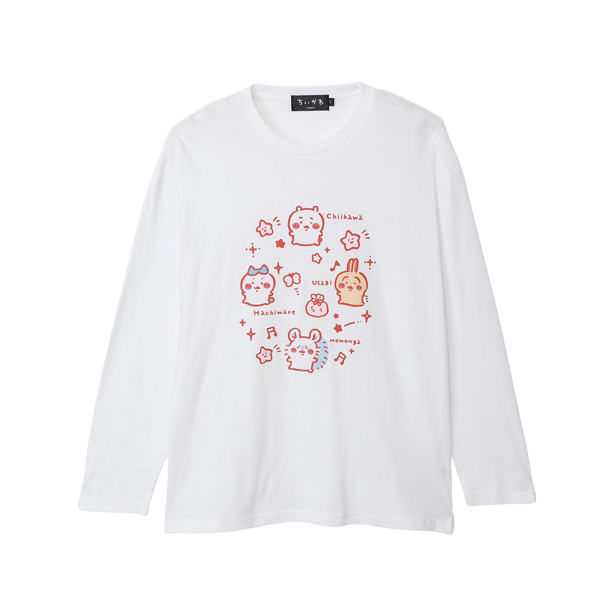 ちいかわ 長袖Tシャツ 小さいの ホワイト