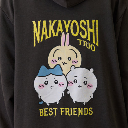 ちいかわ ZIPパーカー 仲良しトリオ スミ