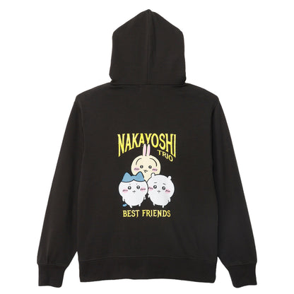 ちいかわ ZIPパーカー 仲良しトリオ スミ