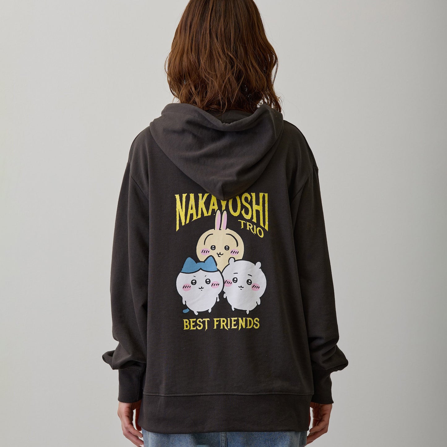 ちいかわ ZIPパーカー 仲良しトリオ スミ