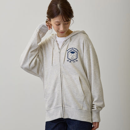 ちいかわ ZIPパーカー 福寿円満 アッシュ