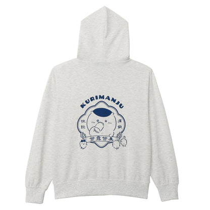 ちいかわ ZIPパーカー 福寿円満 アッシュ