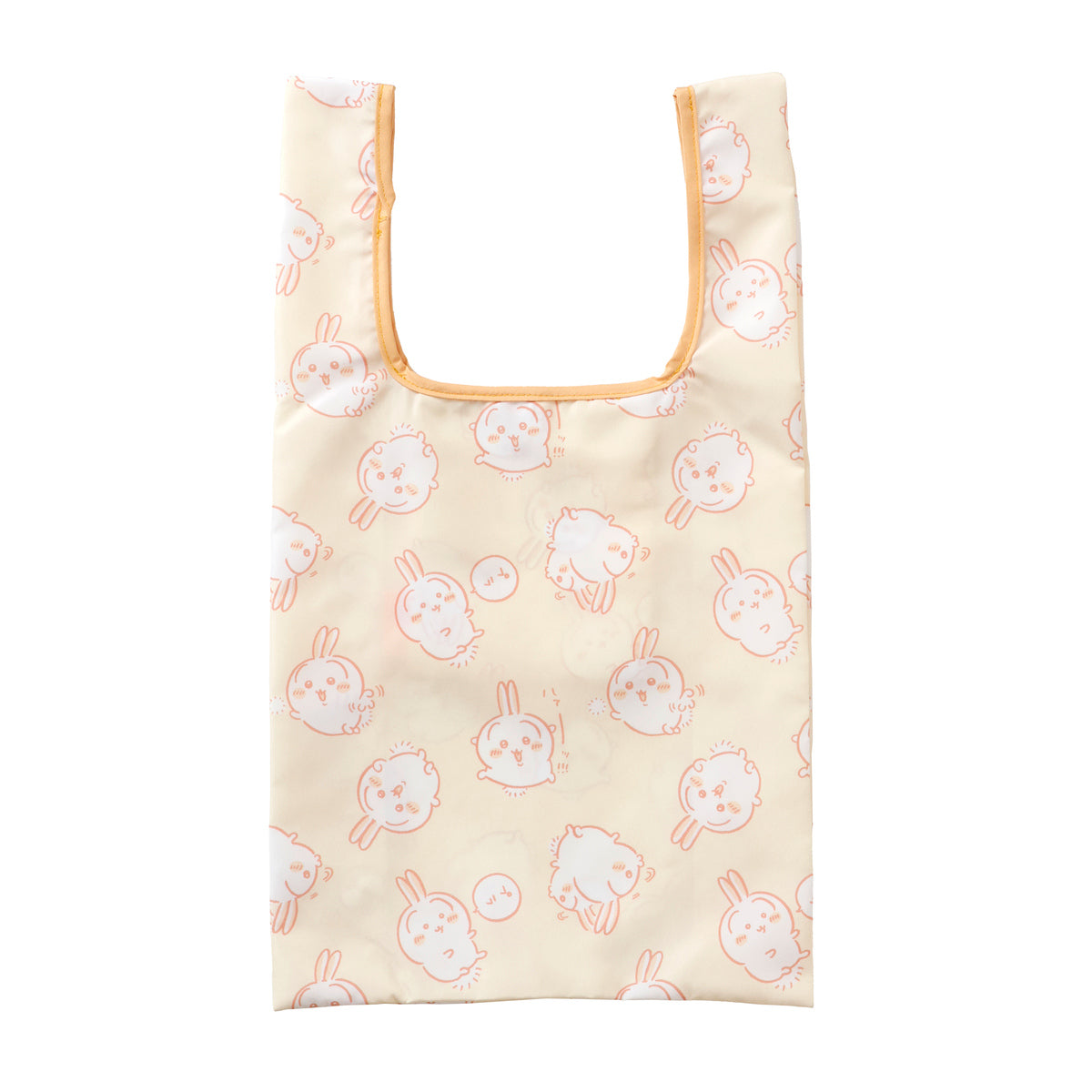 ちいかわ エコバッグ うさぎ総柄 イエロー