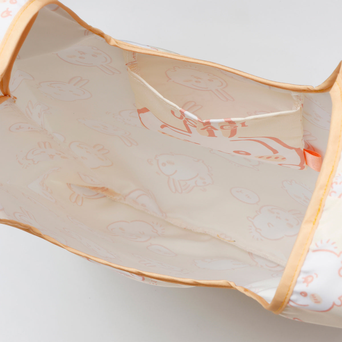 ちいかわ エコバッグ うさぎ総柄 イエロー