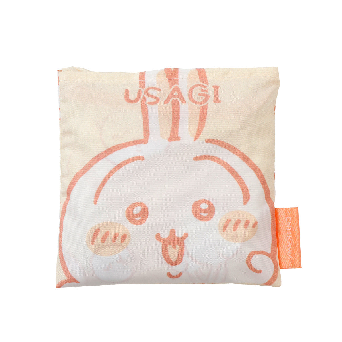 ちいかわ エコバッグ うさぎ総柄 イエロー