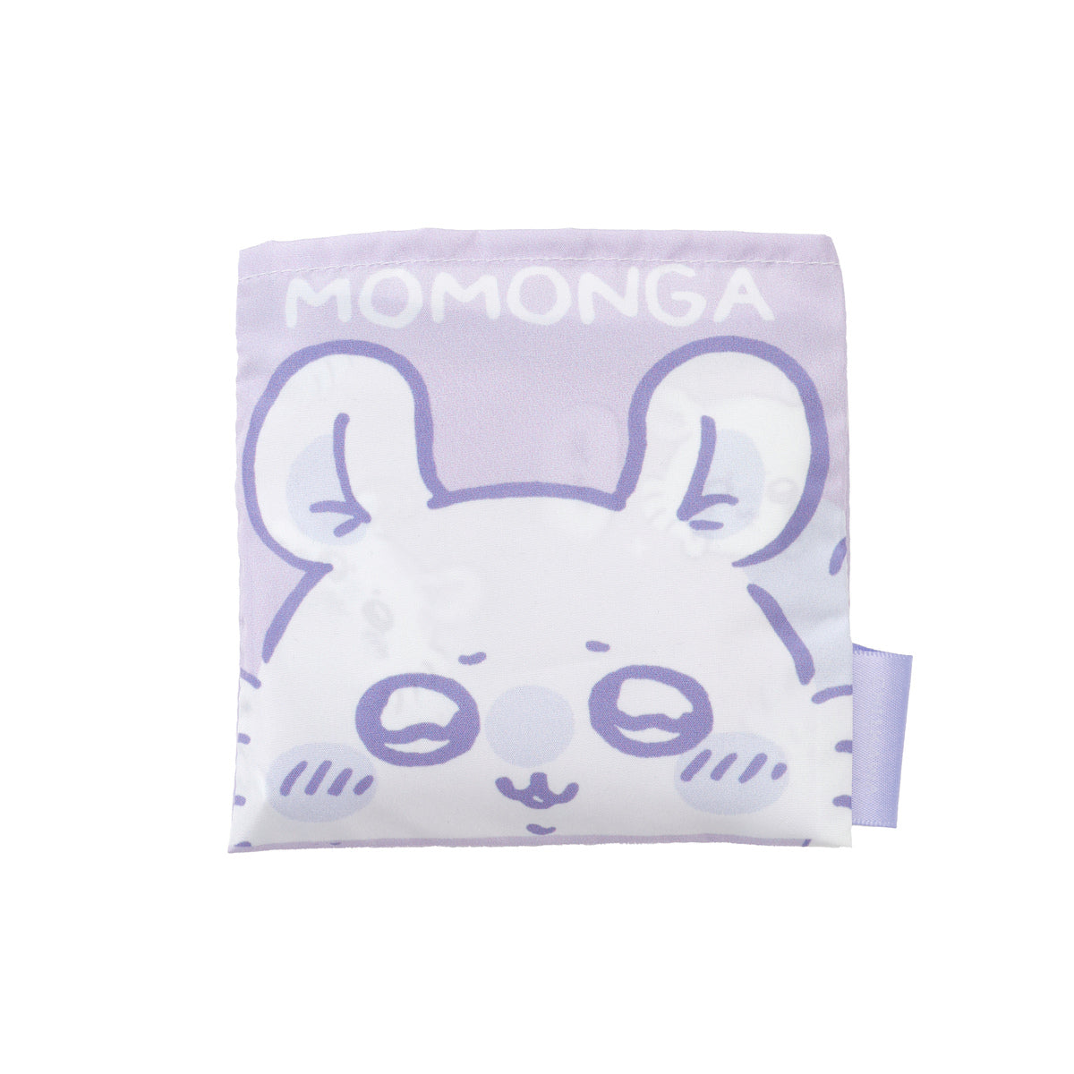 ちいかわ エコバッグ モモンガ総柄 パープル