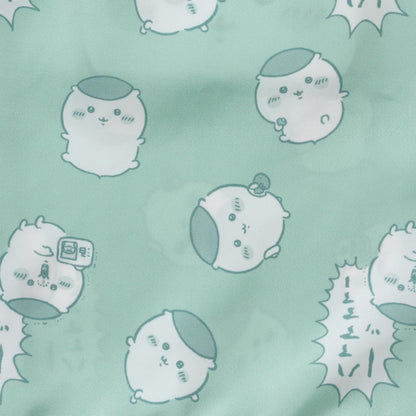 ちいかわ エコバッグ くりまんじゅう総柄 グリーン