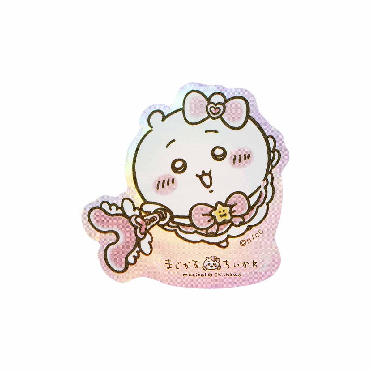 치이카와 매지컬 치이카와 스마트폰에 붙일 수 있는 크기의 홀로그램 스티커 (치이카와)
