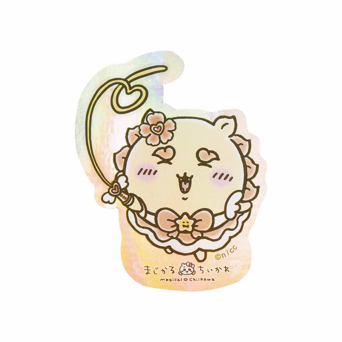 吉伊卡哇 魔法吉伊卡哇 可贴于手机的尺寸镭射贴纸(狮萨)