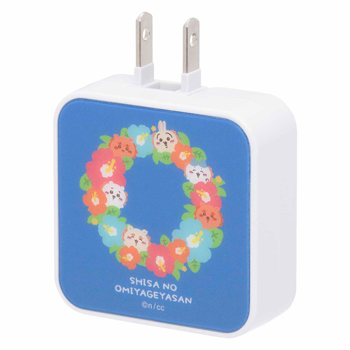 Chiikawa Shisa's Souvenir Shop AC Adapter (Hibiscus)