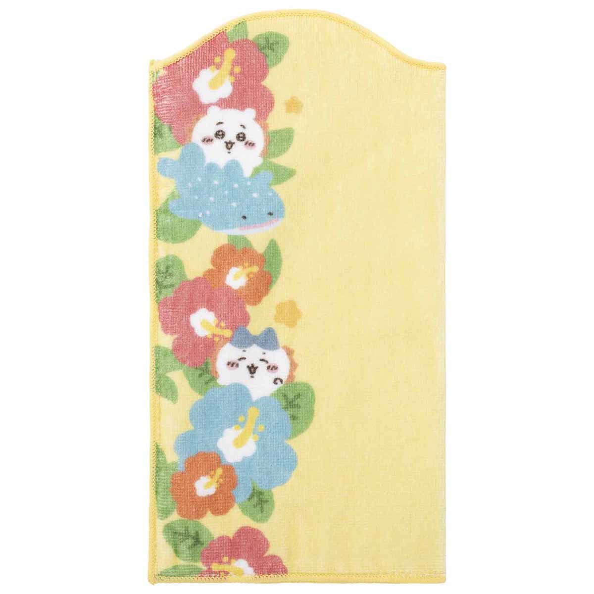 Chiikawa Shisa's Souvenir Shop Absorbent Bottle Towel (Hibiscus)