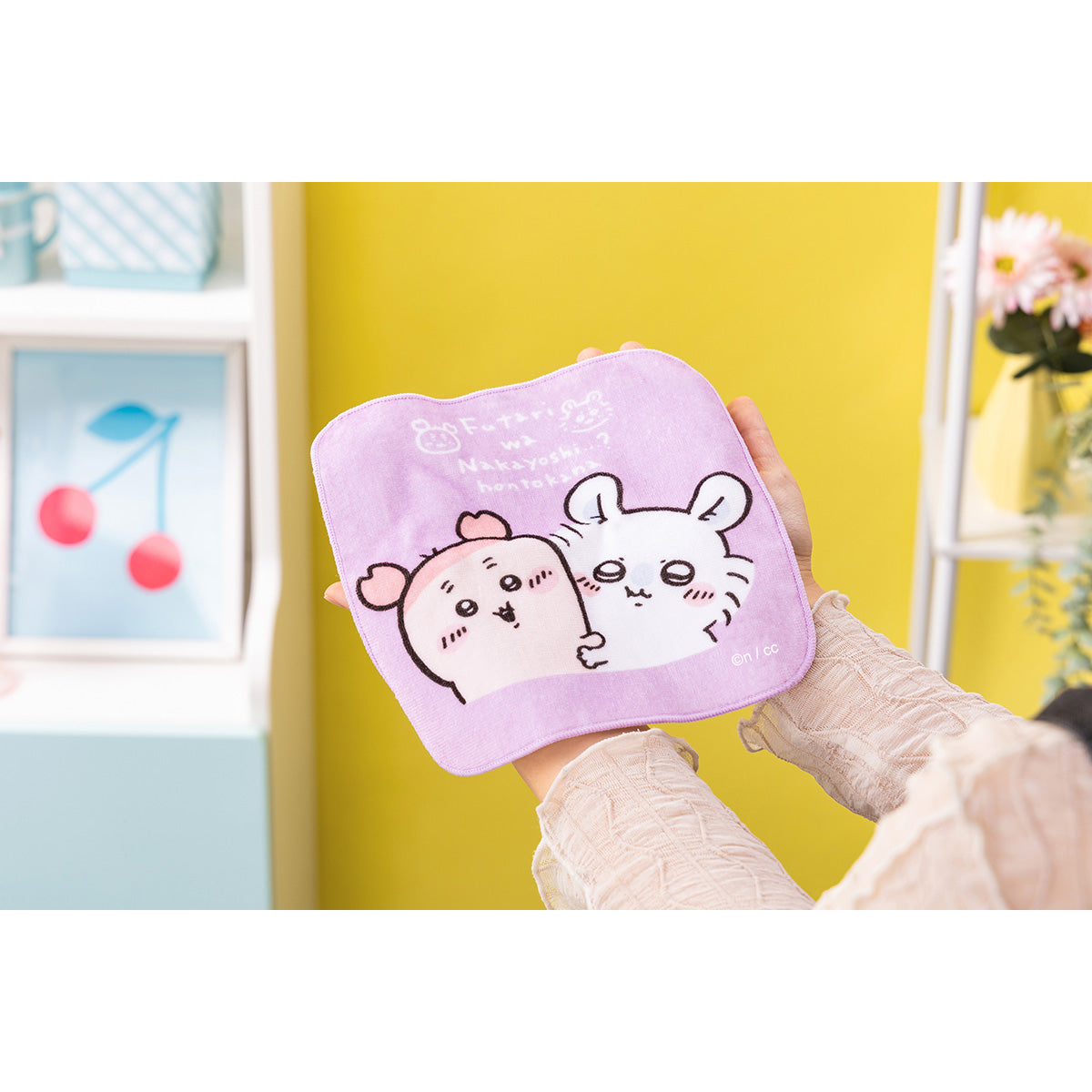 Chiikawa Restaurant Hand Towel (Good friends...?)
