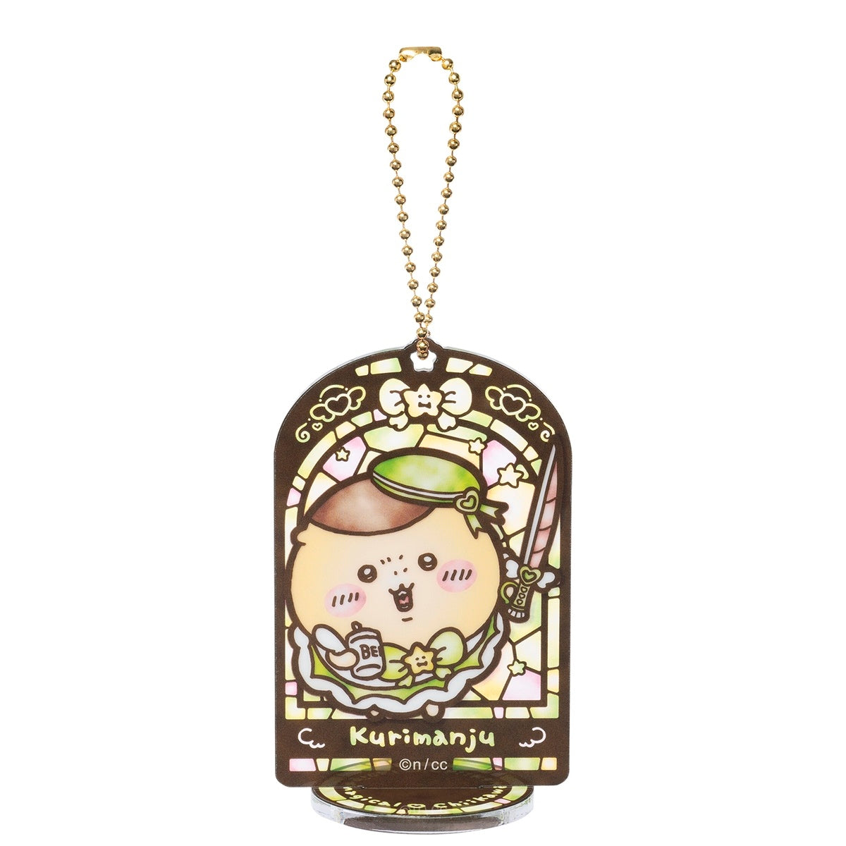 Chiikawa Magical Chiikawa Stained Glass Style Acrylic Key ring (Kurimanju)