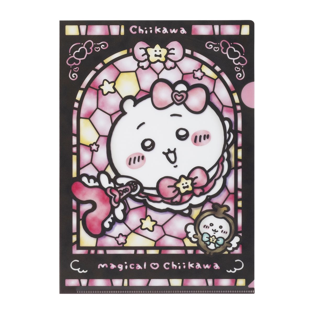Chiikawa Magical Chiikawa Stained Glass Style Clear File (Chiikawa)