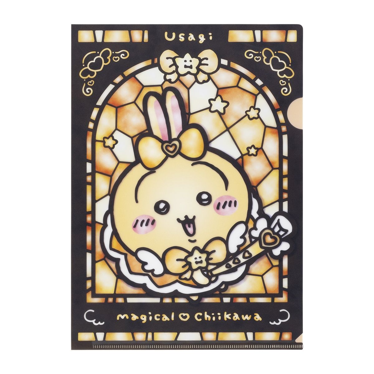 Chiikawa Magical Chiikawa Stained Glass Style Clear File (Usagi)