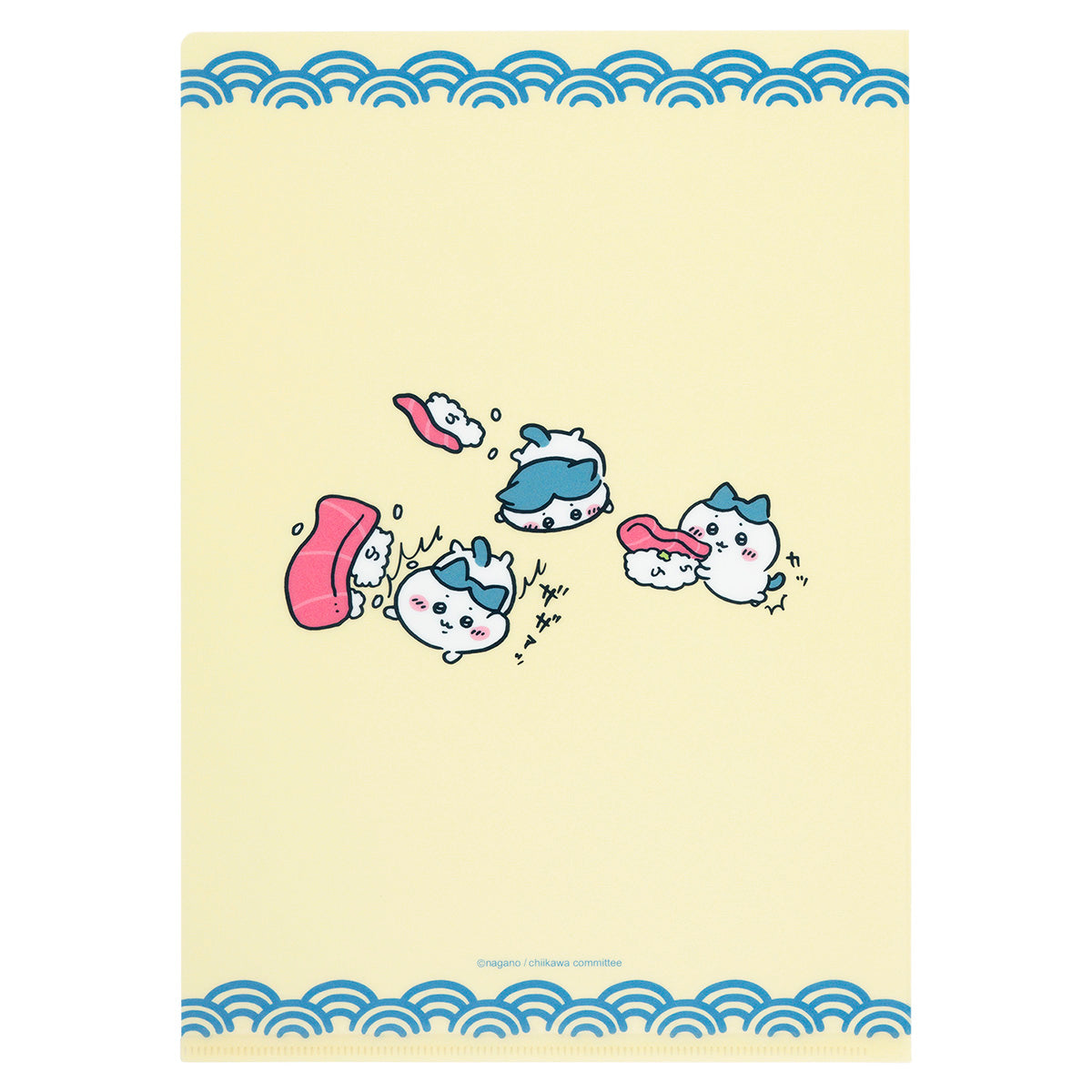 Chiikawa Chiikawa Sushi Clear File (Fallen Hachiware)