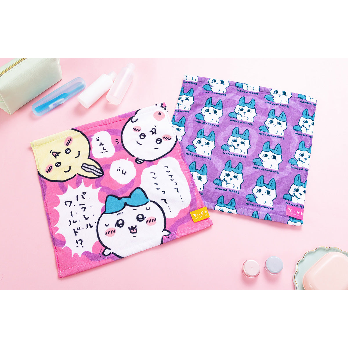 Chiikawa Parallel World!? Hand Towel (Stronger Hachiware)