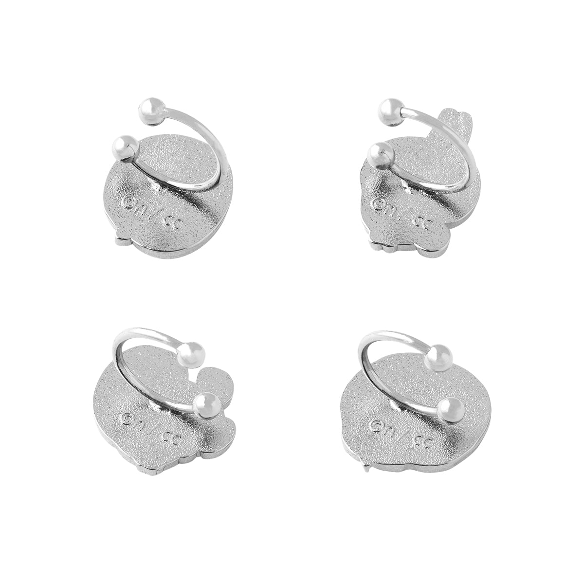 치이카와 볼록한 이어커프 4종 세트 (우사기 & 모몽가)