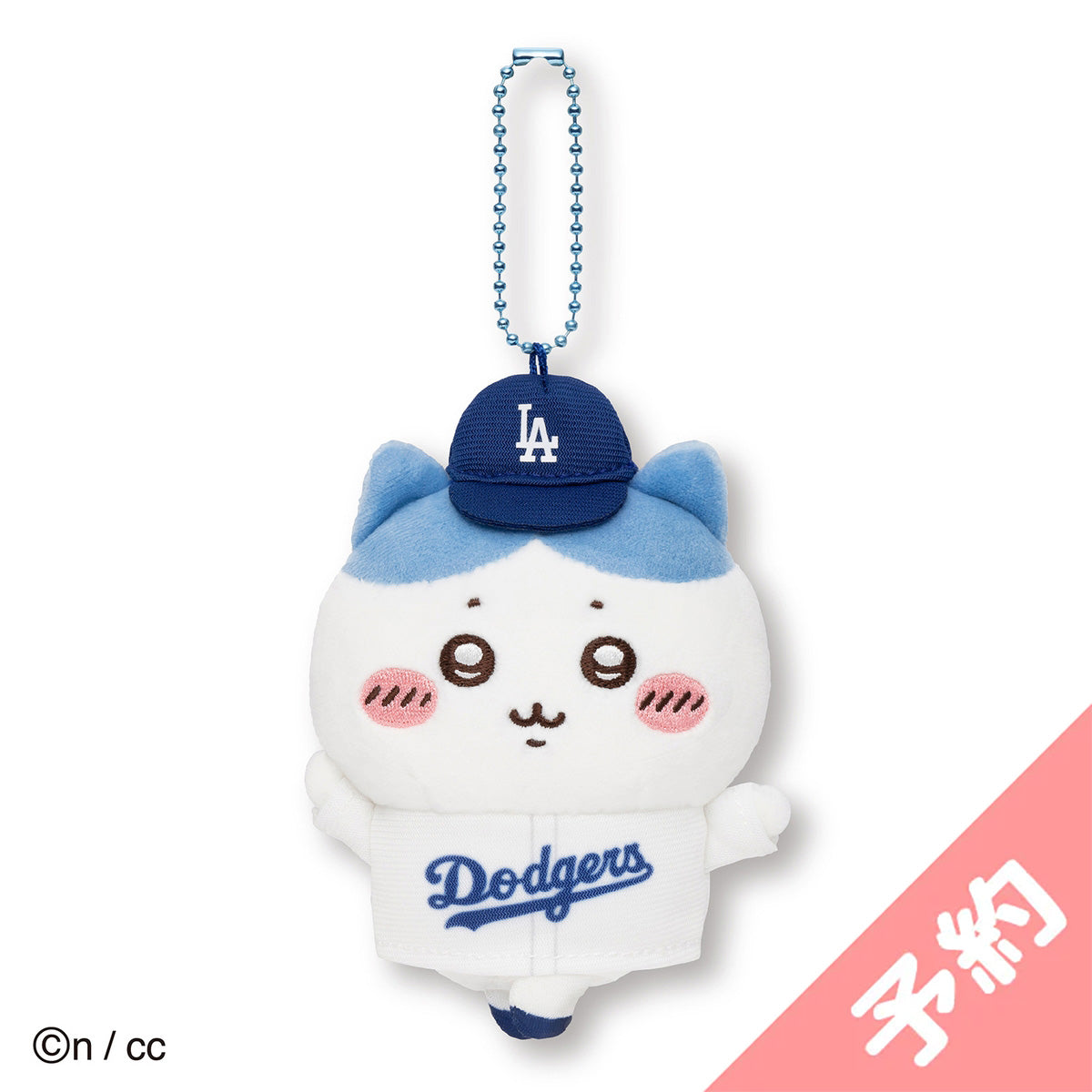 【予約】ちいかわ×MLB TOKYO SERIES マスコット ハチワレ(ドジャース)【2025年6月下旬より順次発送予定(発送延期の場合もキャンセル不可)】【通常商品と同時購入・配送希望日指定不可】【キャンペーン対象外】