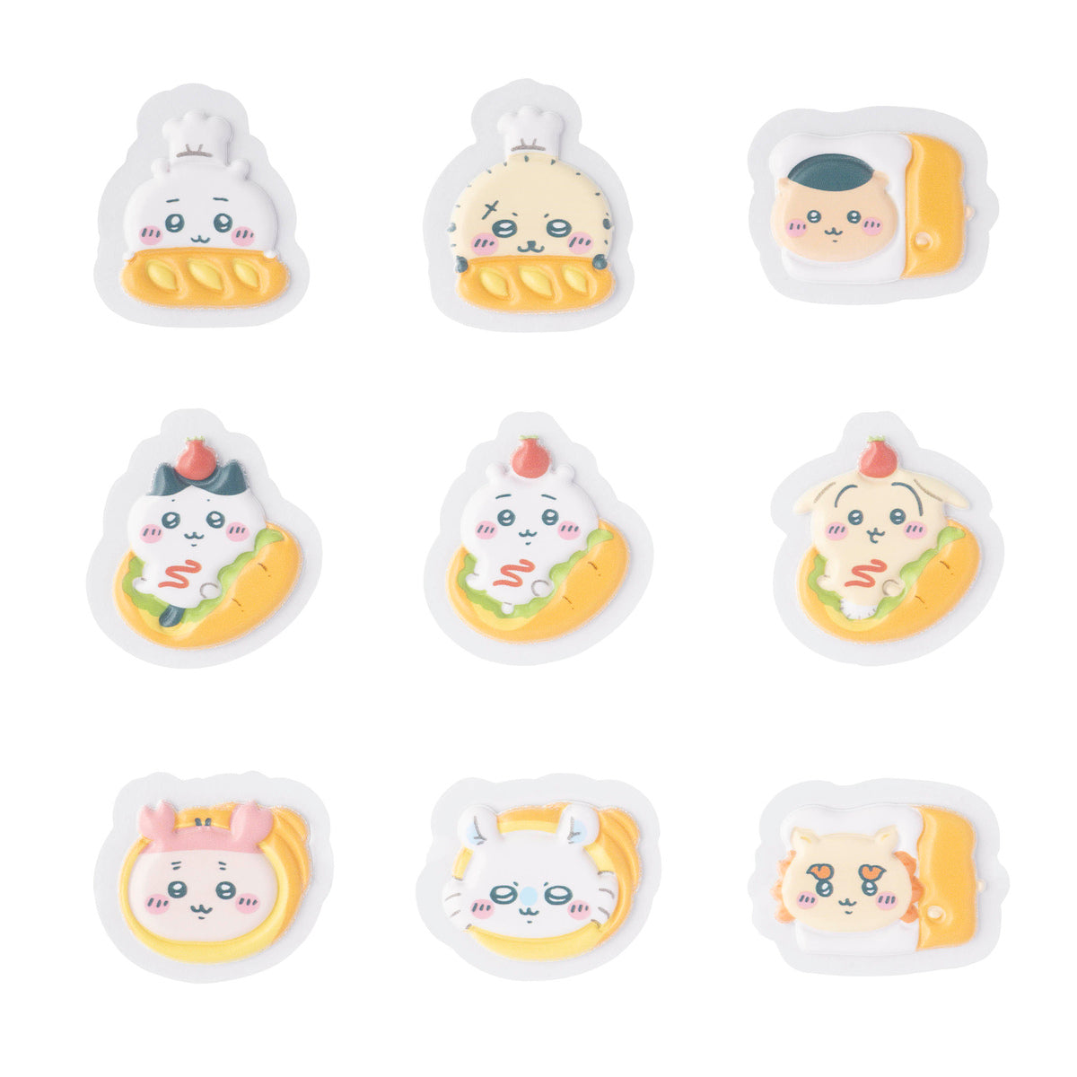 ちいかわ ちいかわベーカリー もっちりフレークシール(いろんなパンなみんな)