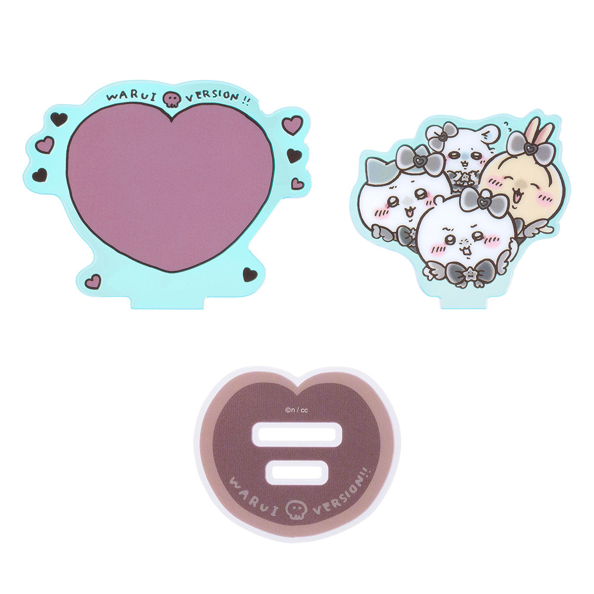 ちいかわ まじかるちいかわ 悪いバージョンなレイヤーアクリルスタンド(ハート)