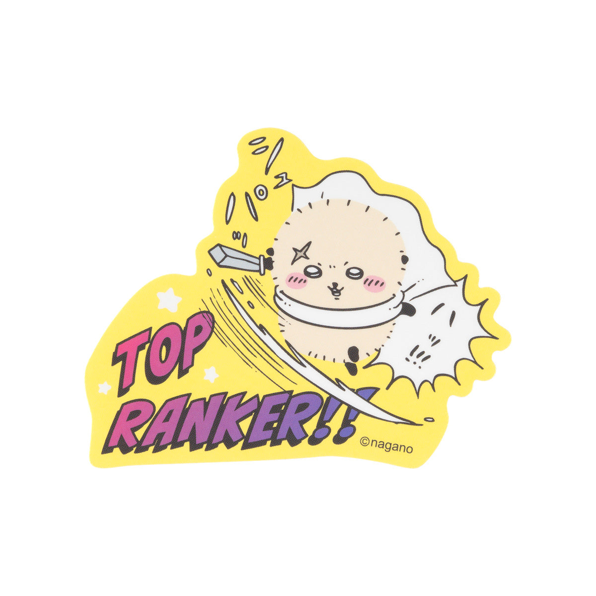 吉伊卡哇 海獺 可貼手機尺寸貼紙(TOP RANKER)