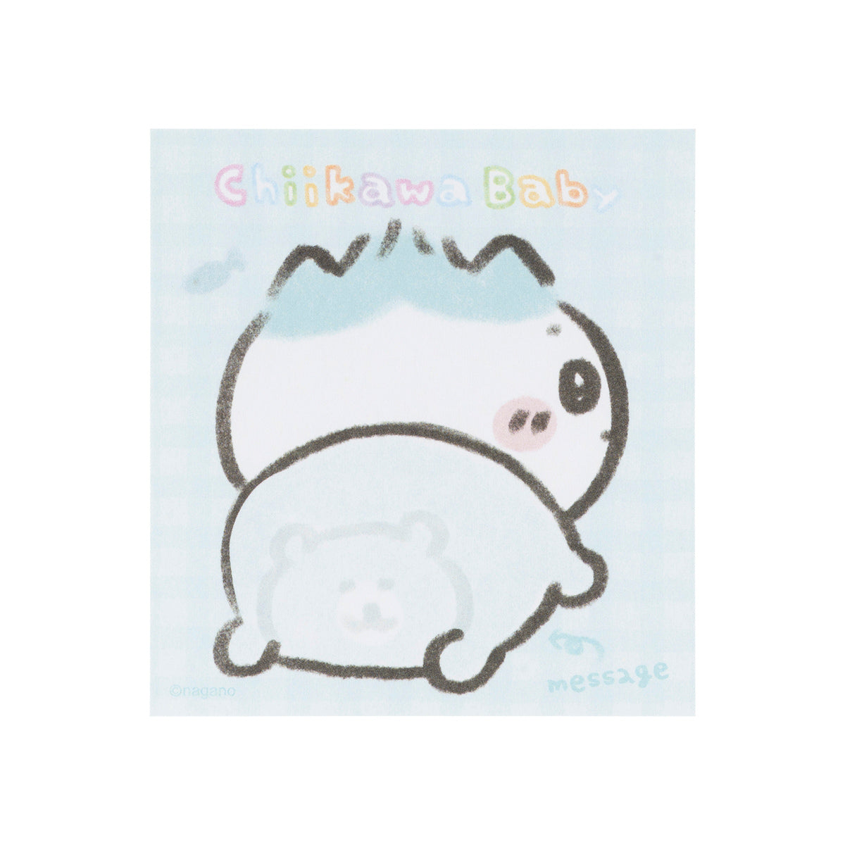 치이카와 Chiikawa Baby 넘기면 변하는! 엉덩이 점착노트