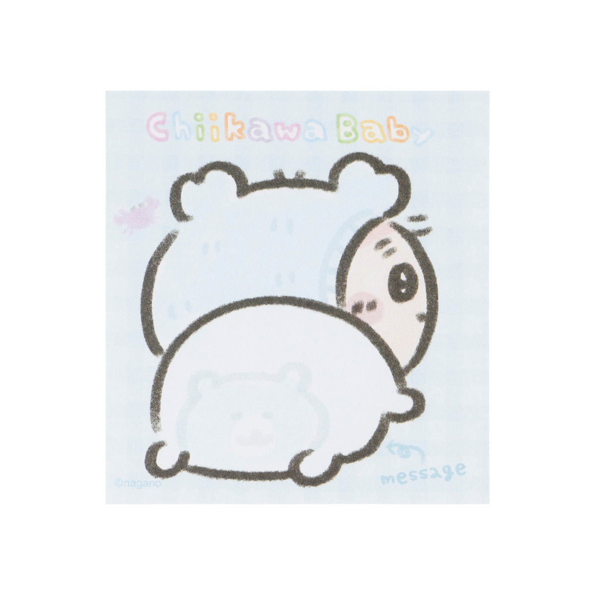 치이카와 Chiikawa Baby 넘기면 변하는! 엉덩이 점착노트