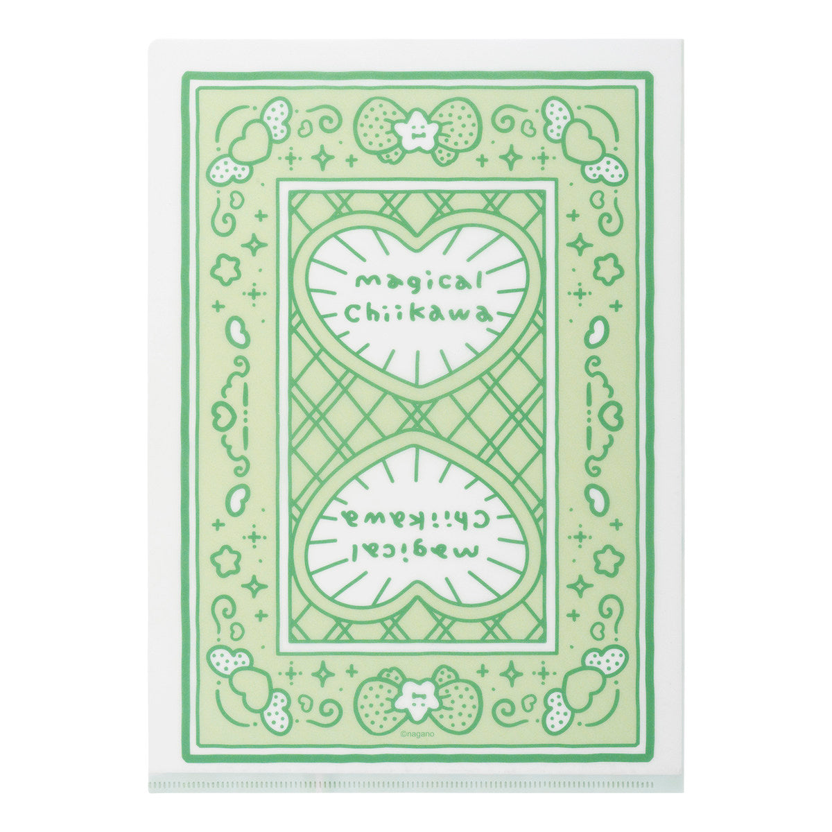 吉伊卡哇 魔法少女吉伊卡哇 撲克牌狀透明文件夾 (栗子饅頭)