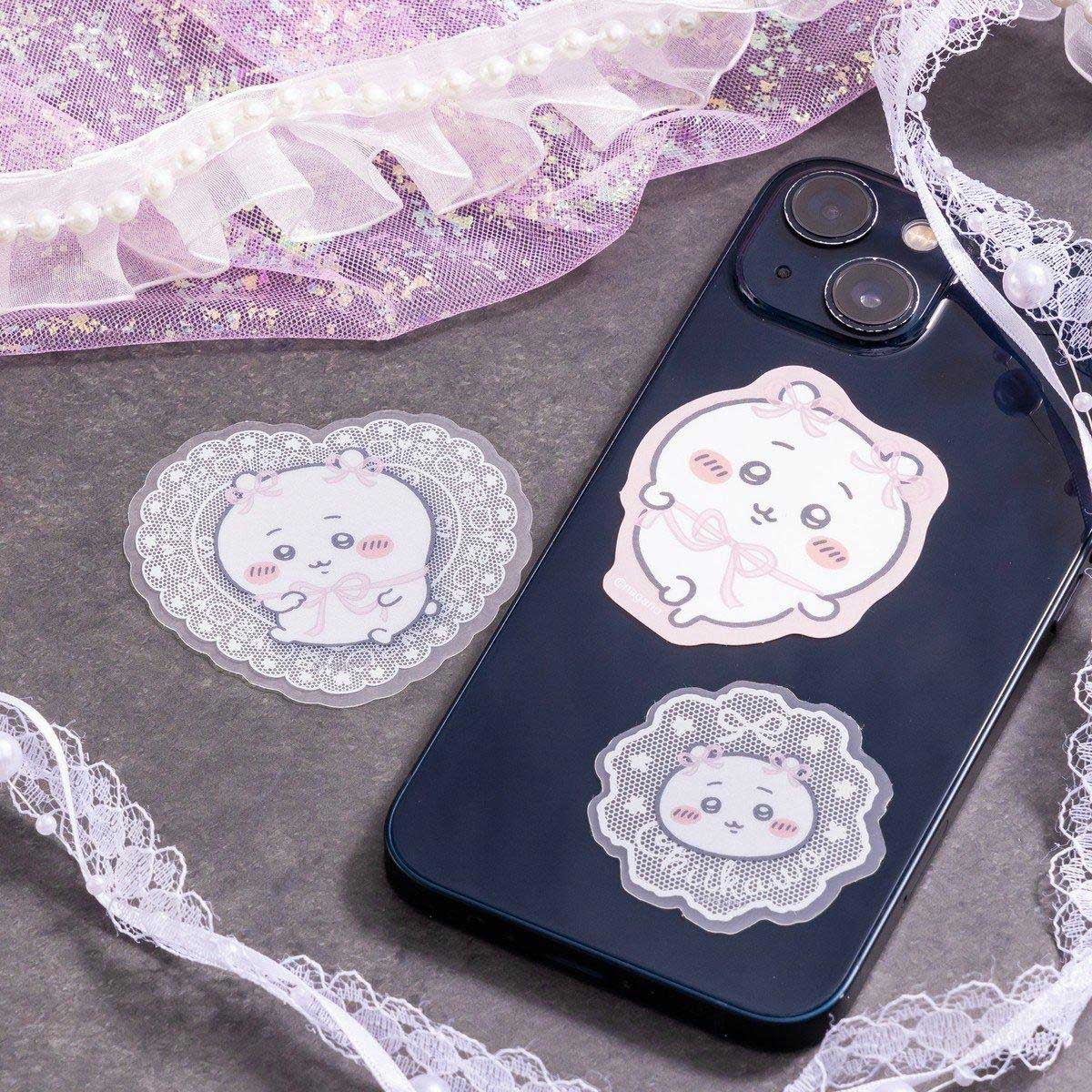 吉伊卡哇 Go!HARAJUKU可贴在手机上的3件套贴纸 (蝴蝶结 吉伊卡哇)