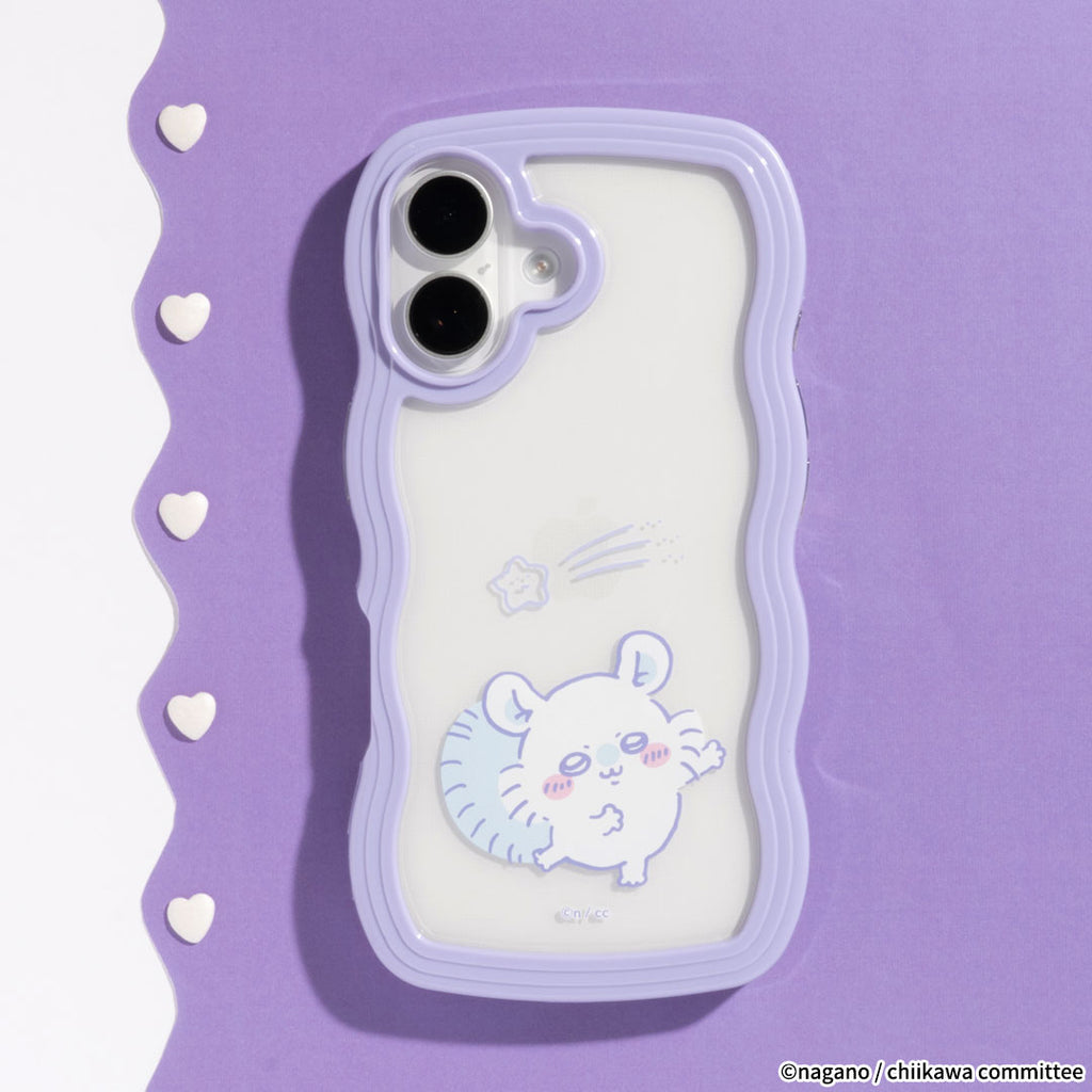 Chiikawa Wavy iPhone Case (Momonga)