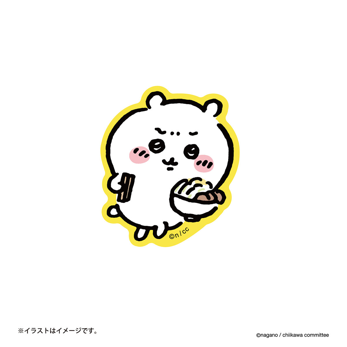 Chiikawa Clear Stickers (Rou Chiikawa)