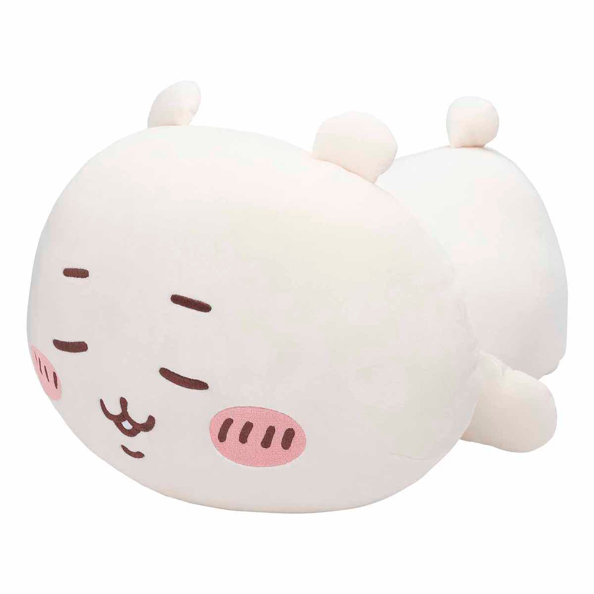 Chiikawa Marshmallow-Like Lying Down Hugging Plush (Nemunemu Chiikawa)