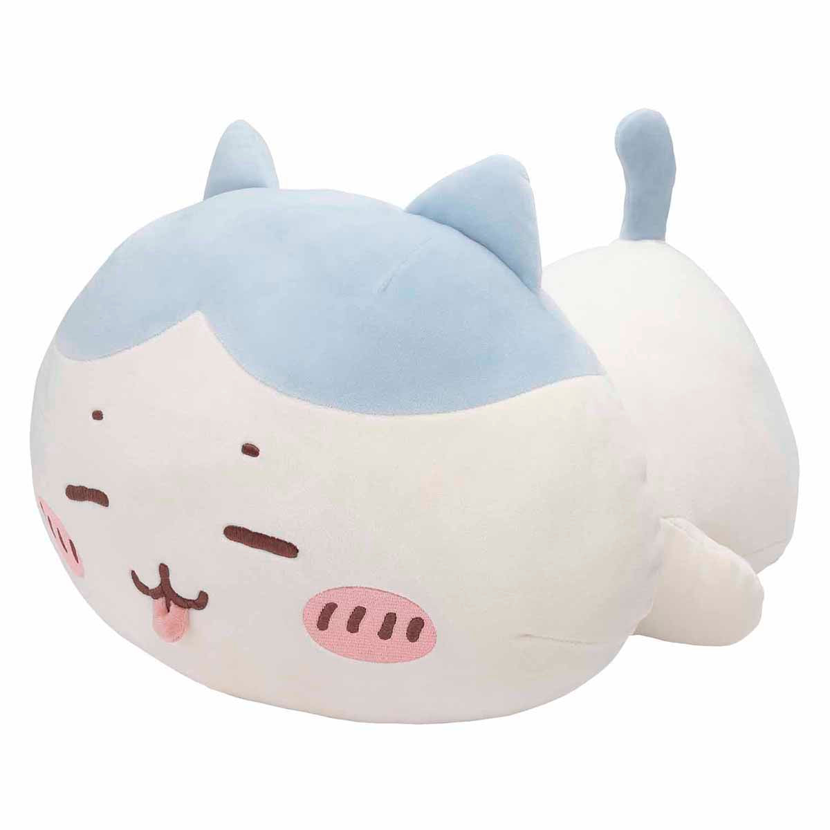 Chiikawa Marshmallow-Like Lying Down Hugging Plush (Nemunemu Hachiware)