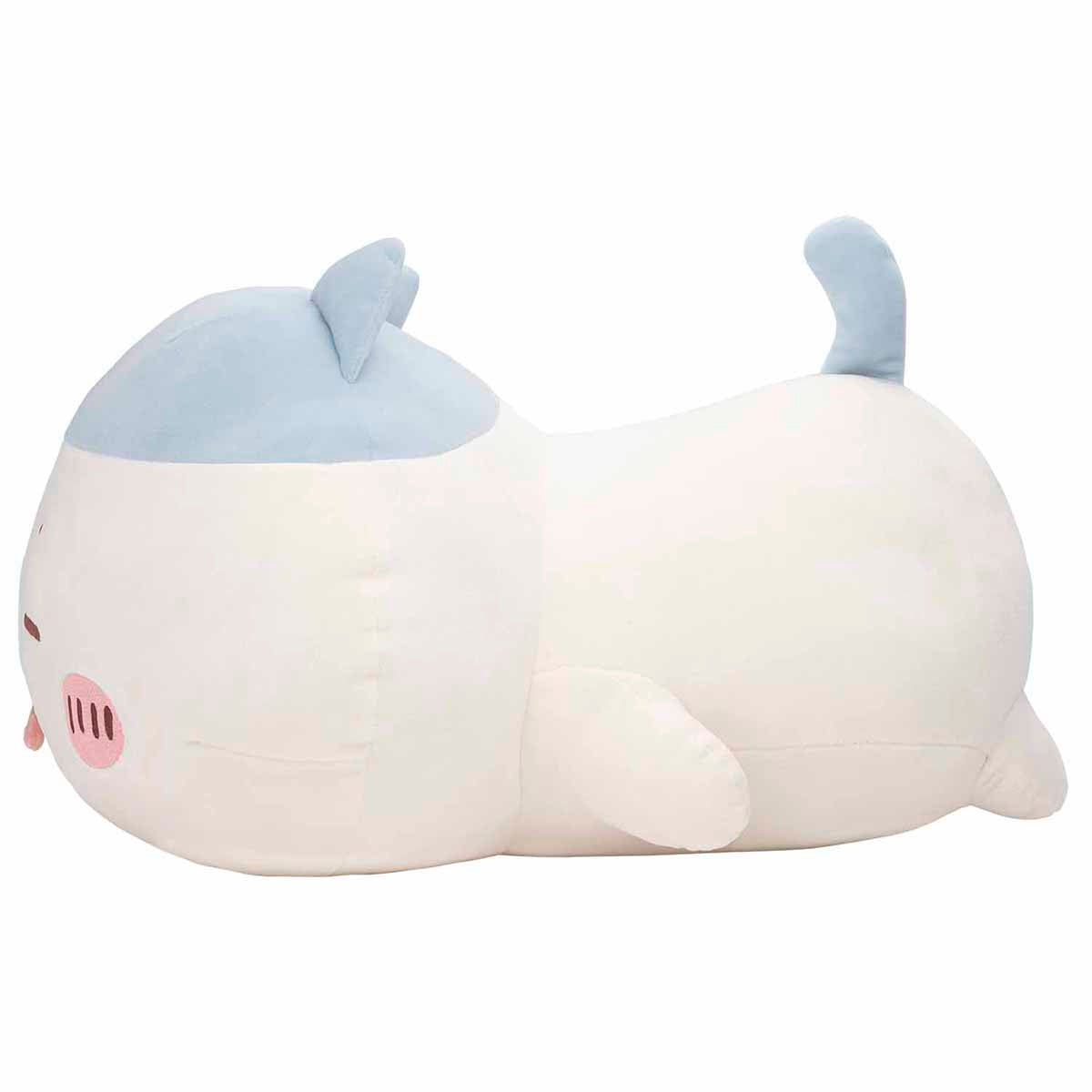 Chiikawa Marshmallow-Like Lying Down Hugging Plush (Nemunemu Hachiware)