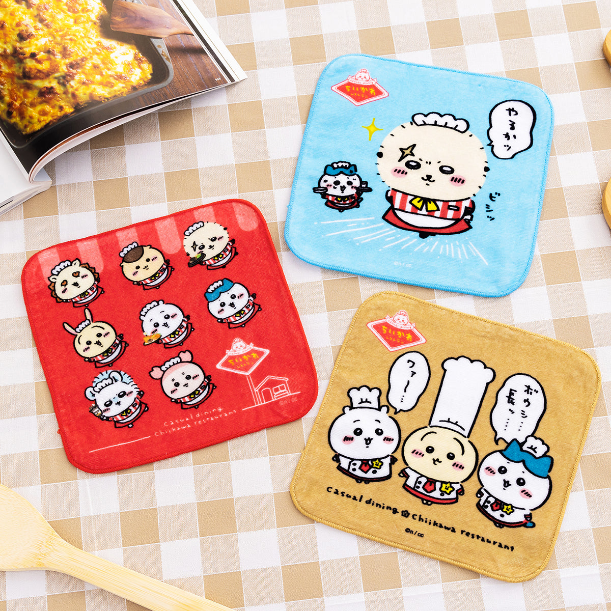 Chiikawa Chiikawa Restaurant Hand Towel (Group)