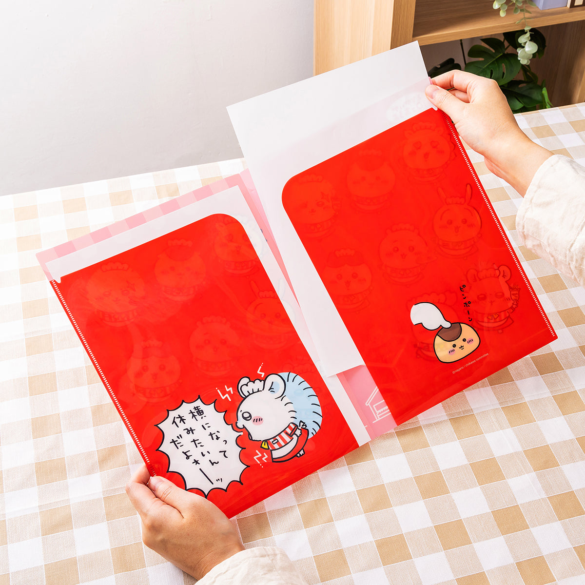 치이카와 치이카와레스토랑 다른 그림 찾기 오픈형 클리어 파일