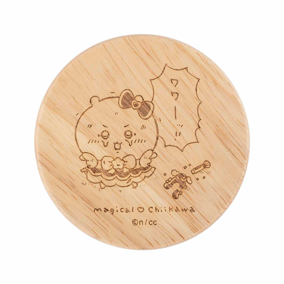 치이카와 매지컬 치이카와 나무 뚜껑 텀블러 (잡혔어)