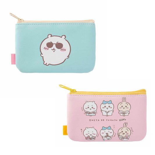 ちいかわ 東京みやげ 片面メッシュな2個セットポーチ(ちいかわ観光)